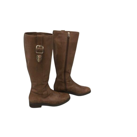 Coach Brown Leather Easton Boot Size 6.5 - Picture 1 of 6